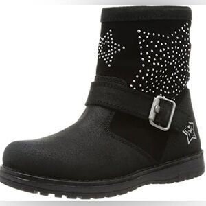 Primigi Suede Rhinestone Moto Boots🖤